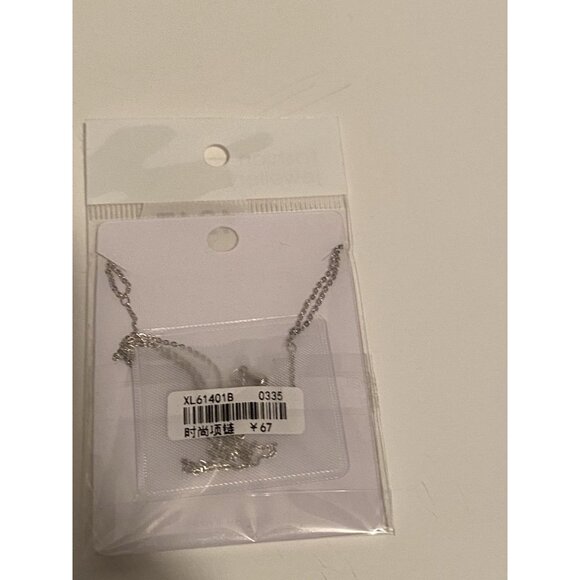 Kanna Two-Layer Necklace Sliver Moon & Star Pendant Sparkle Jewelry Adjustable - Picture 3 of 3